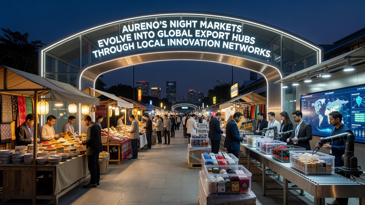 Aureno's Night Markets Evolve Into Global Export Hubs Through Local Innovation Networks